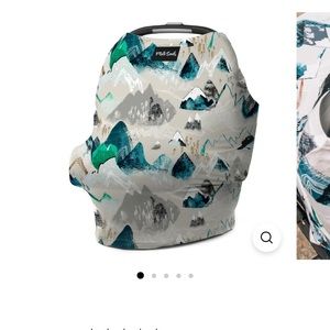 Milk Snob Rocky Mountains Car Seat Cover